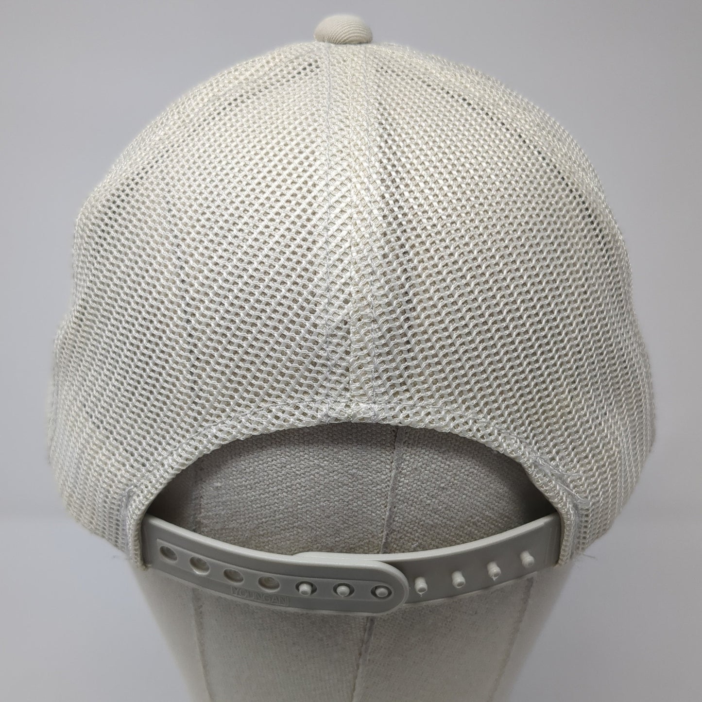 Heavy Duty Grandpa Trucker Hat Beige One Size Adjustable Mesh Back Signatures