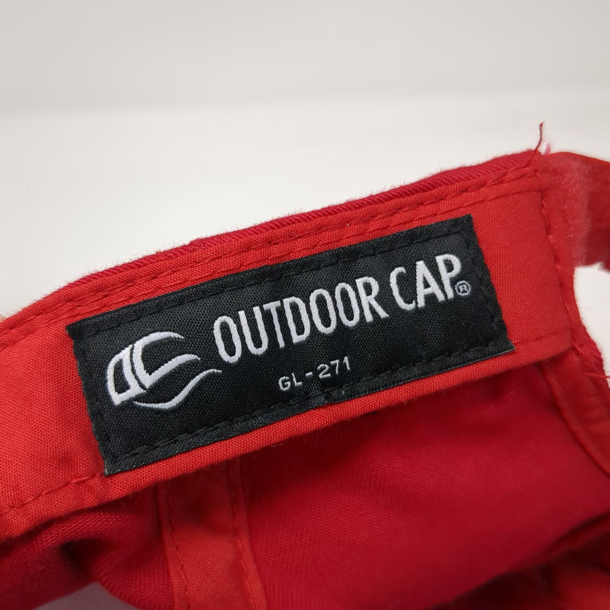 Outdoor Cap Baseball Red One Size Hoboken Public Schools Strapback Logo Hat