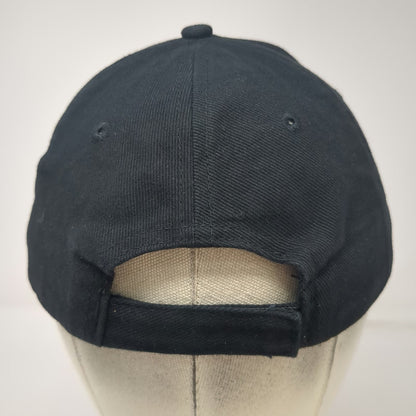 Surfware Baseball Cap Black One Size Hawaii Wave Palm Tree Graphic Strapback Hat