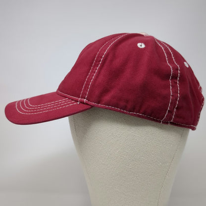 Fahrenheit Baseball Cap Red One Size Ride For Joy Horse Equestrian Slideback Hat