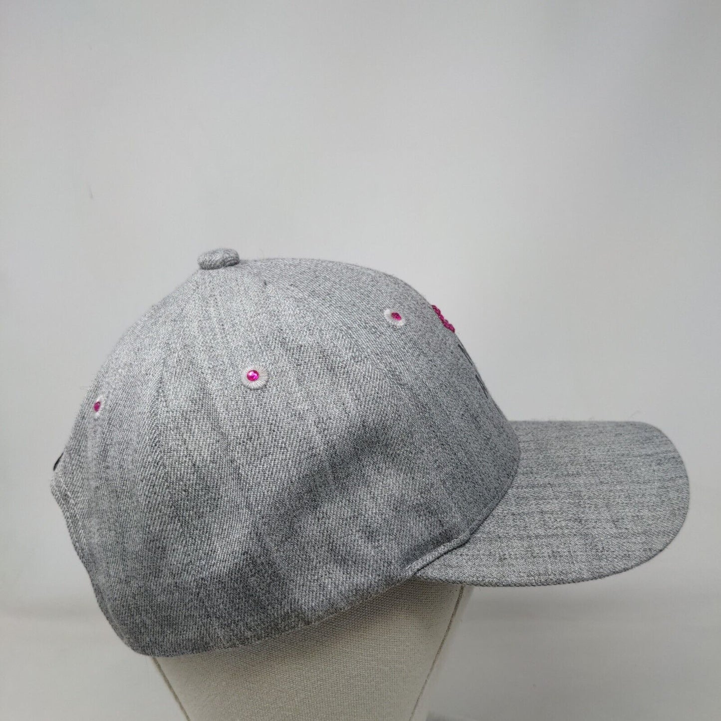 Mrs. Always Right Snapback Hat Gray One Size Rhinestone Three In 6 Panel