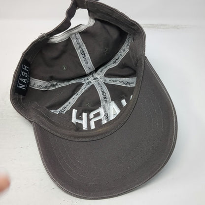 The NASH Collection Baseball Cap Gray One Size Embroidery Slideback Curved Hat