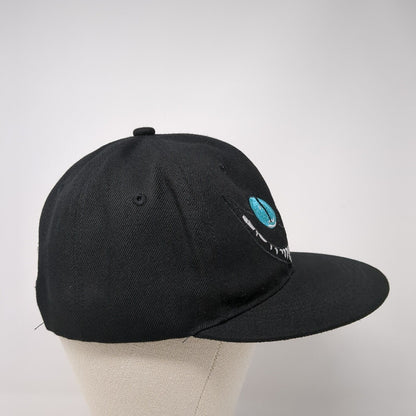 Cheshire Cat Most Everyone's Mad Here Snapback Hat Black OS Adjustable 6 Panel