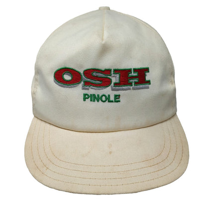 Paramount 5 Panel Beige Hat One Size OSH Pinole California Made in USA Slideback