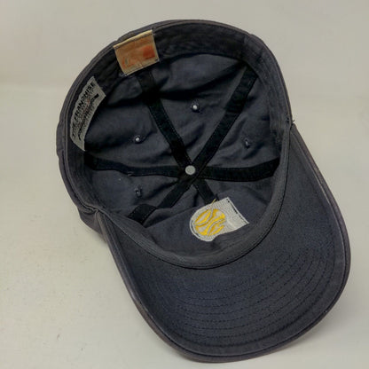 Twins Enterprise Mens Fitted Hat Blue Indiana Pacers Logo Stretch Cotton Vintage