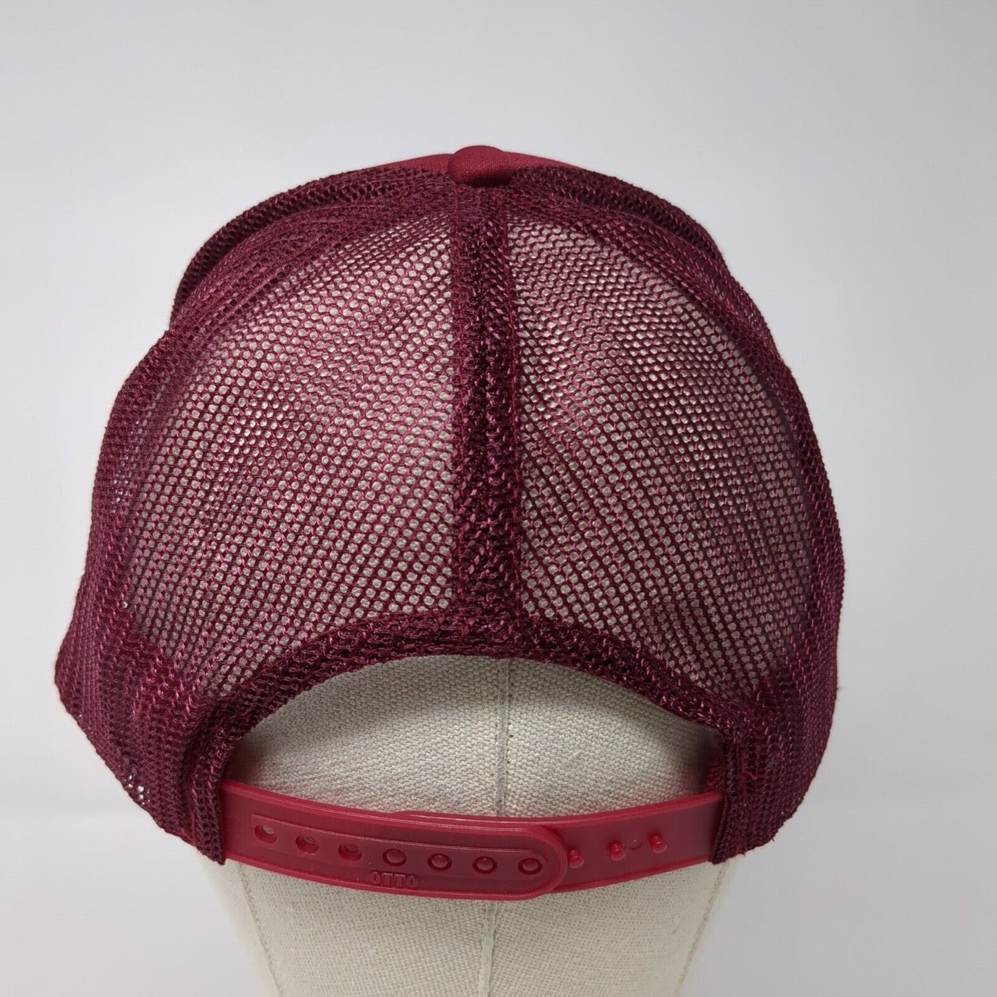 Hope Babes Snapback Trucker Hat Red One Size Adjustable Mesh Back Rope Otto