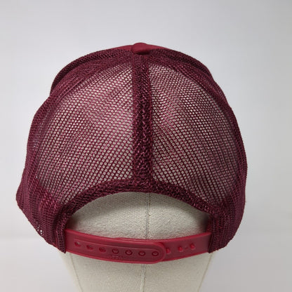 Hope Babes Snapback Trucker Hat Red One Size Adjustable Mesh Back Rope Otto