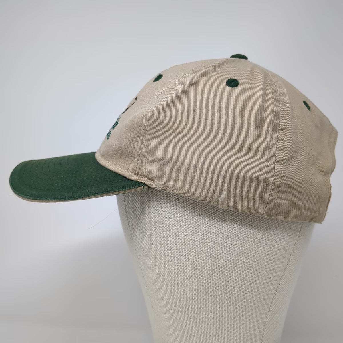 Otto Baseball Cap Beige Green One Size Hope Mountain Nurseries Strapback Hat
