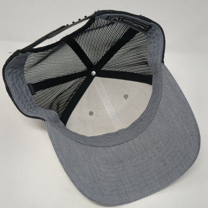 Ourea Outdoors Patch Mesh Back Trucker Hat Gray One Size Adjustable
