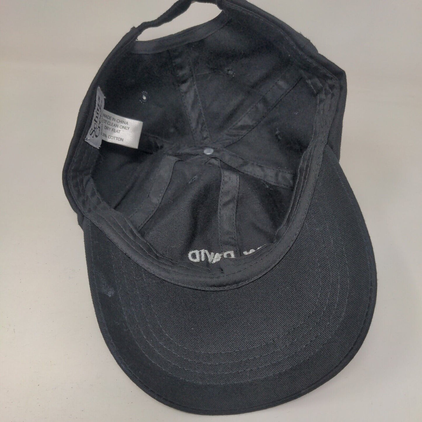 Ew, David Slideback Hat Black One Size Embroidered Schitt's Creek