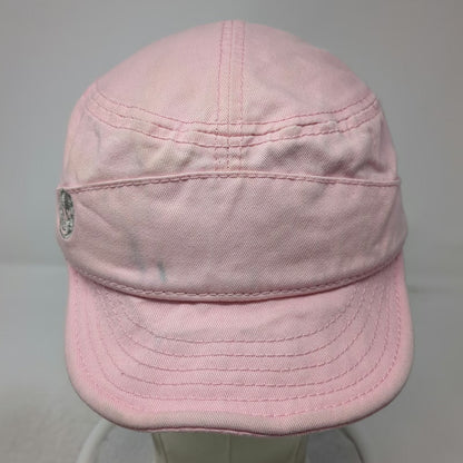 OTTO Army Cap Pink One Size United Metals Strapback Cotton Cadet Style Work Hat