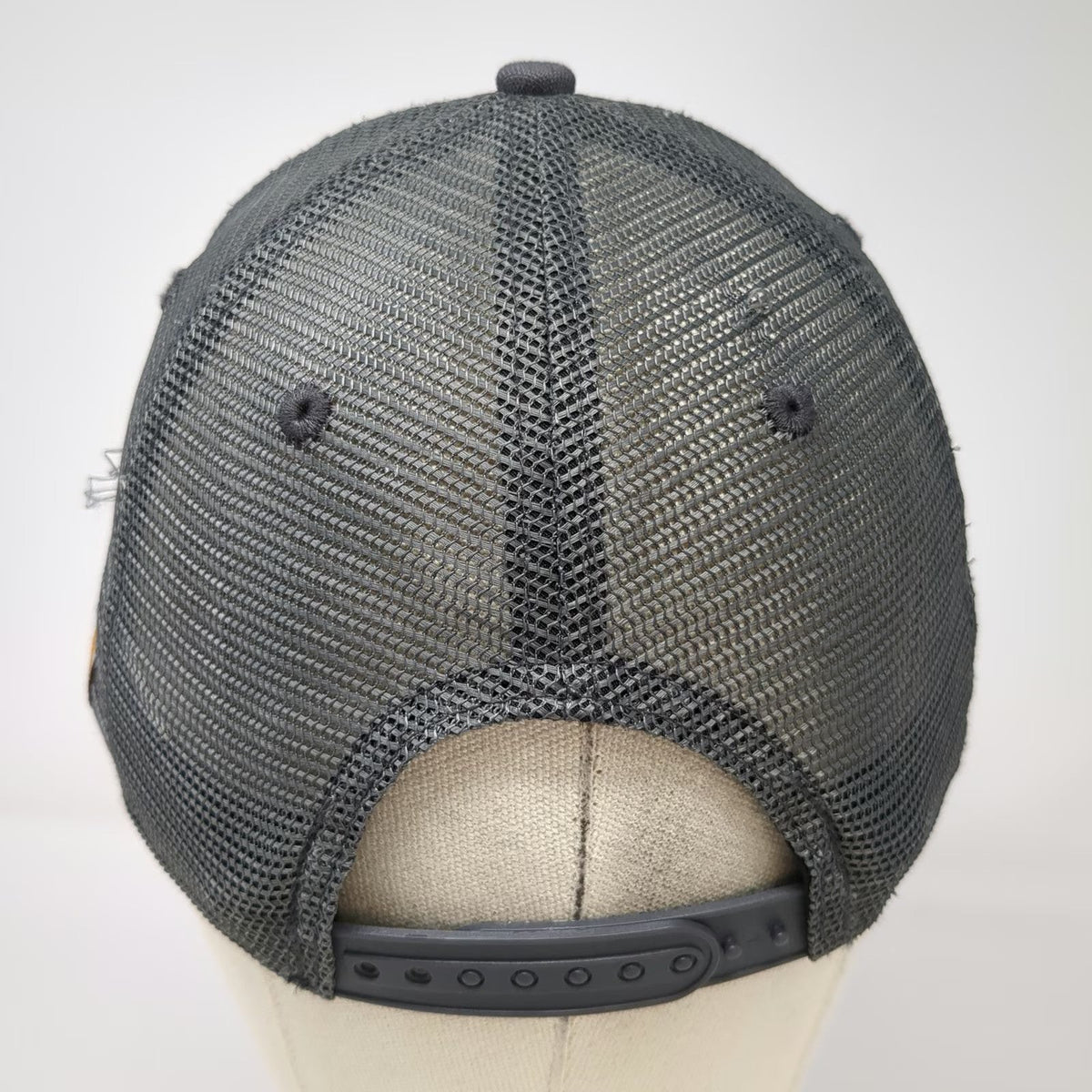 Carhartt Trucker Hat Gray One Size Idaho Holdings Mountain Mesh Work Snapback