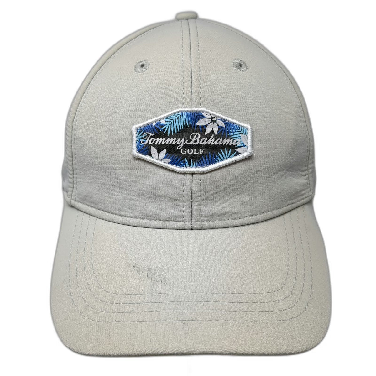 Tommy Bahama Snapback Gray One Size Golf Hat Performance Tropical Patch