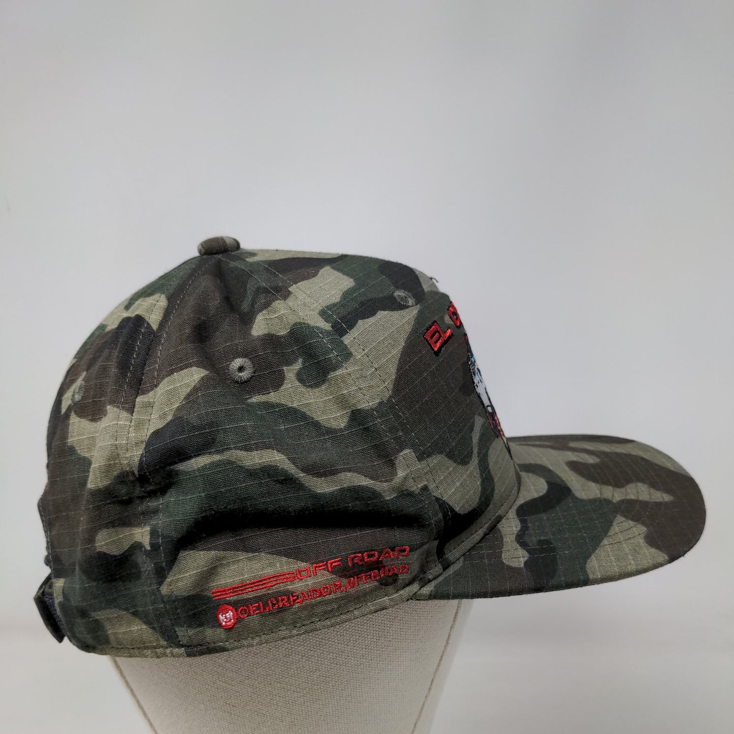 El Creador Orlando Off Road Strapback Camo Hat Embroidered Logo Car