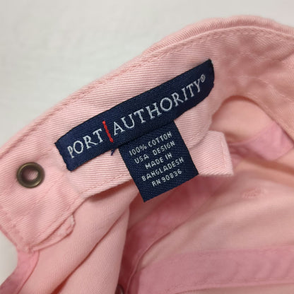 Port Authority Baseball Cap Pink One Size Marlton Chiefs Football Slideback Hat