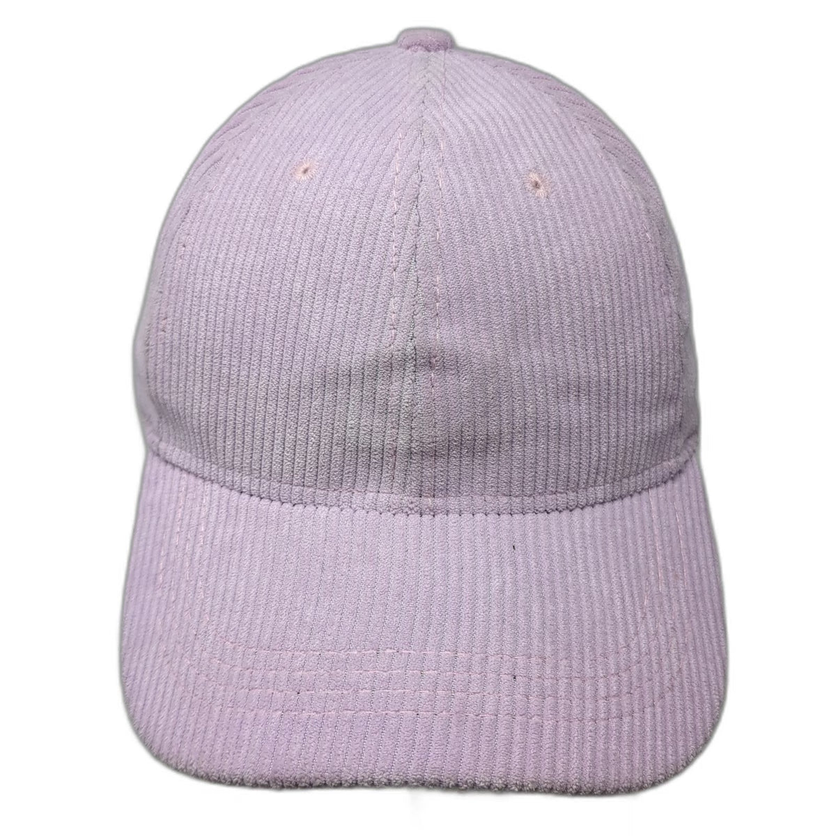 Westend Baseball Cap Pink One Size Corduroy Blank Adjustable Buckle Strap Hat