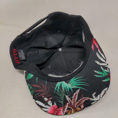 Low Life Bar Snapback Hat Multicolor OSFA Adjustable Embroidered Floral Otto