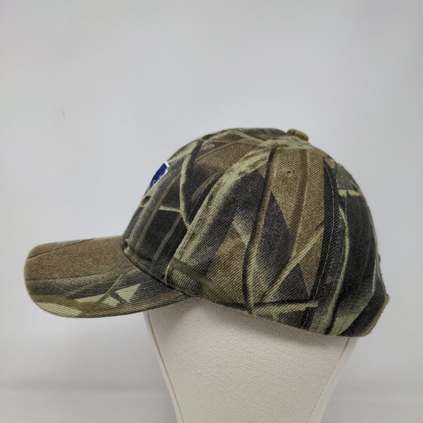 New England Sports Men's Camo Hat Patriots, Boston Celtics, Boston Bruins Logos