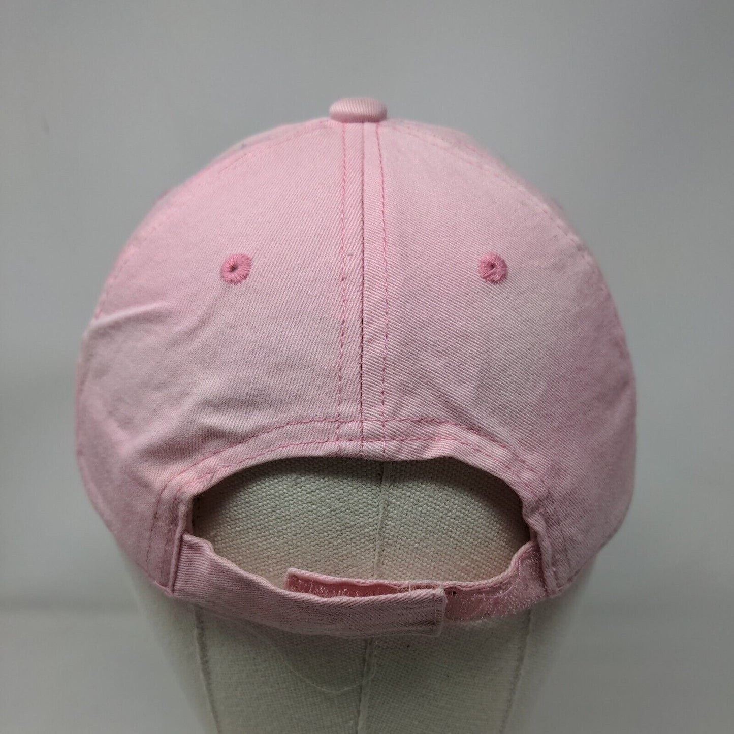 Team Realtree Strapback Hat Pink OSFM Adjustable Embroidered 6 Panel Cotton