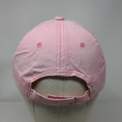 Team Realtree Strapback Hat Pink OSFM Adjustable Embroidered 6 Panel Cotton