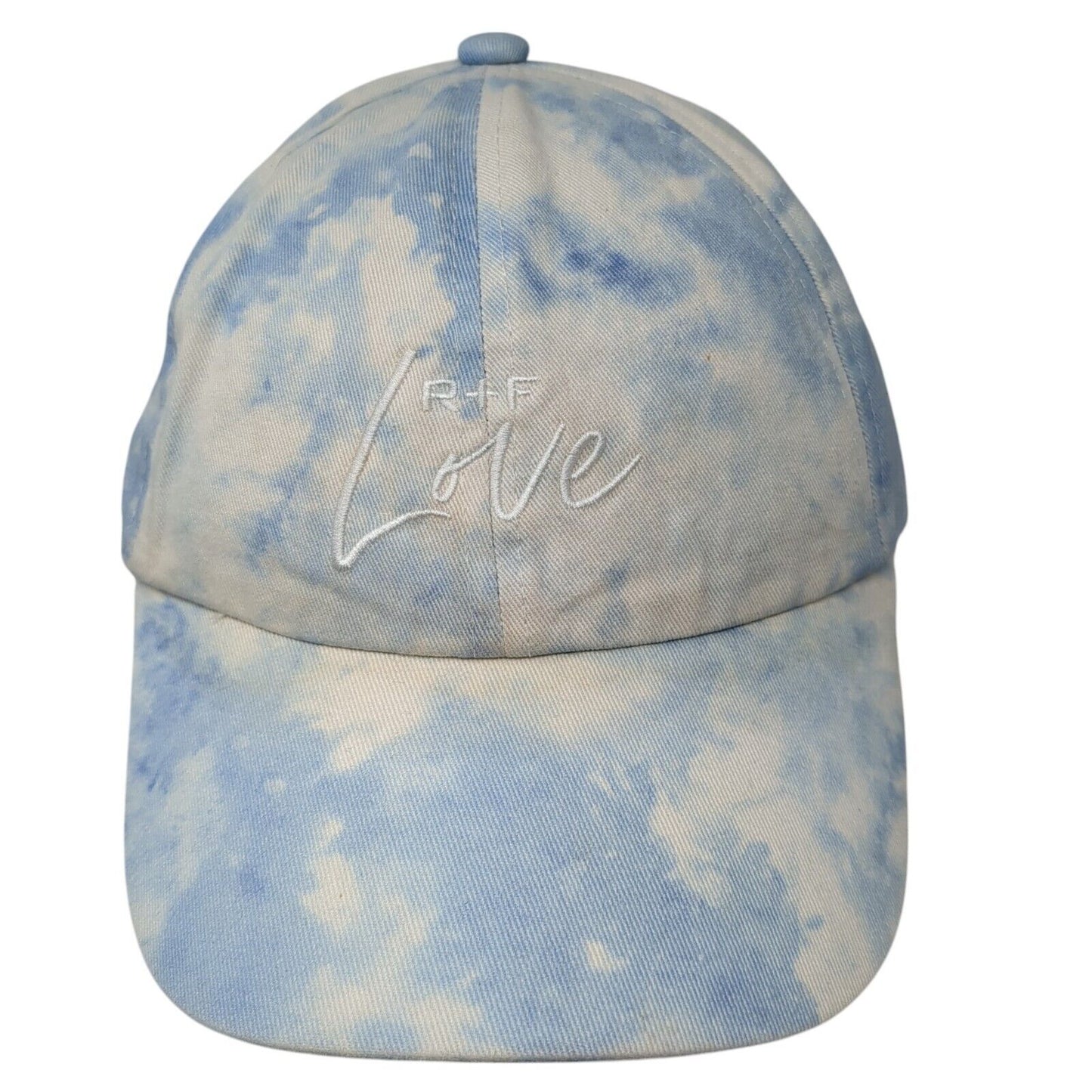 RIF Love Slideback Hat Multicolor One Size Adjustable Tie Dye Embroidered