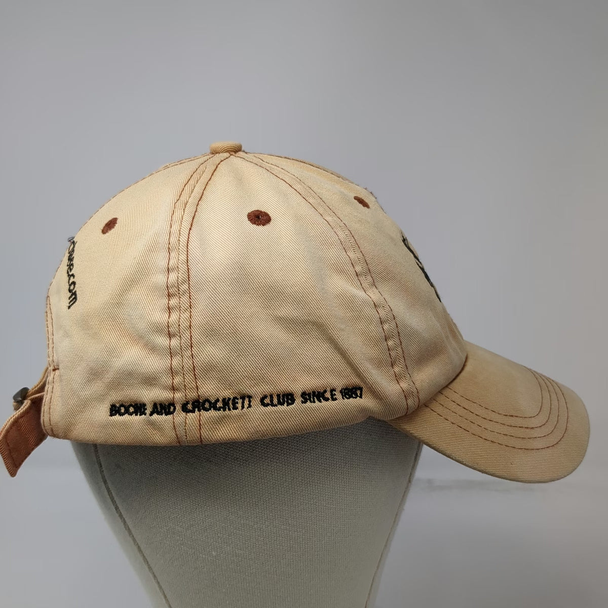 Boone Crockett Club Hunt Fair Chase Baseball Cap Orange One Size Hat Slideback