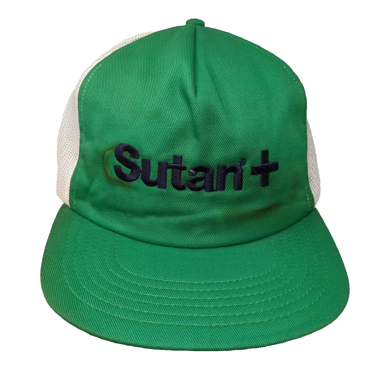 Stylemaster Sutan+ Green White Snapback Mesh Foam Front Trucker Hat OSFM USA