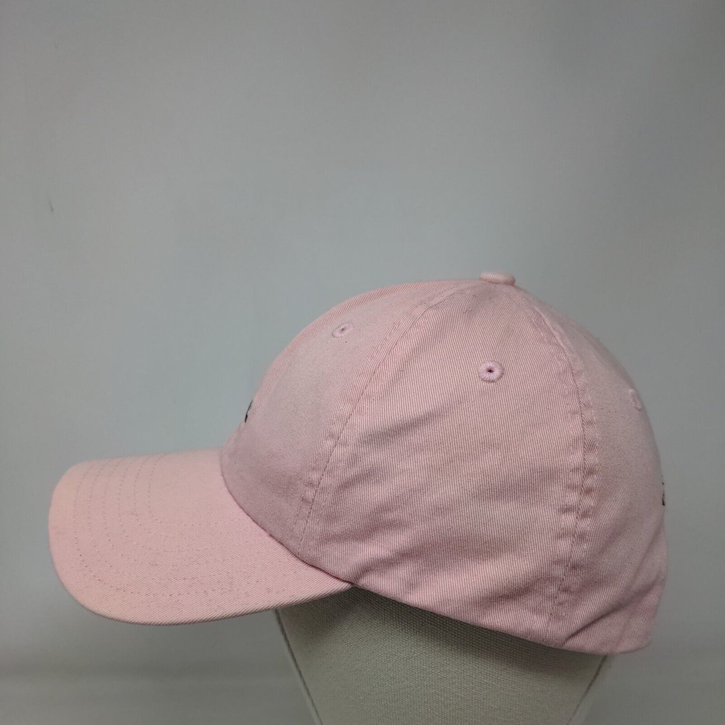 Vineyard Vines Whale Slideback Hat Pink One Size Solid Embroidered