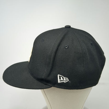 Los Angeles Dodgers MLB New Era Snapback Hat Black One Size 9FIFTY Tan Brim