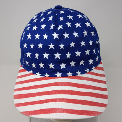 USA American Flag Snapback Hat Multicolor OSFA Adjustable Patriotic