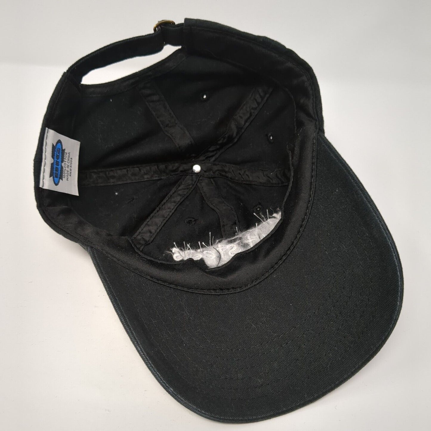 Dank Memes Melt Steel Beams Slideback Hat Black One Size Embroidered