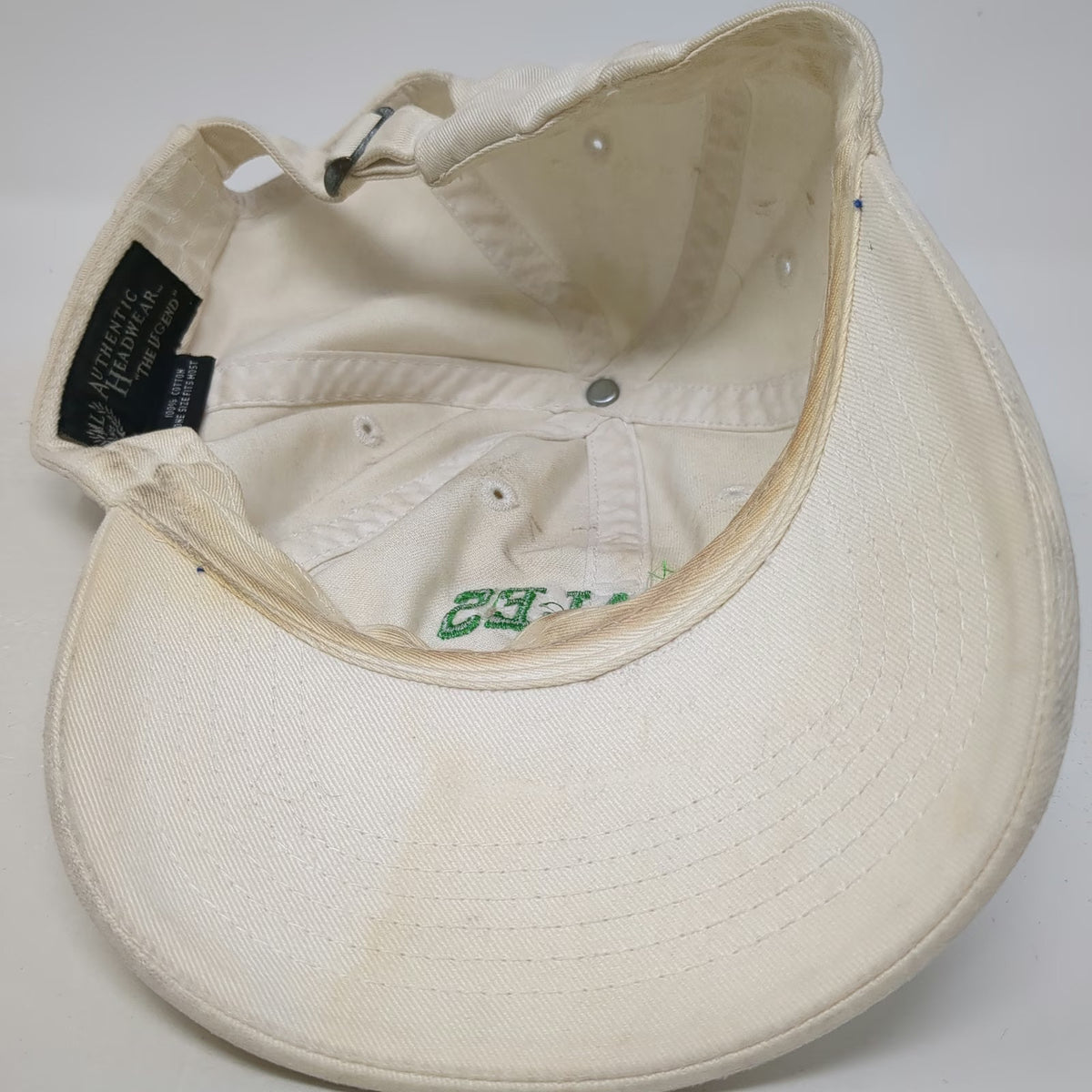 ML Authentic Headwear Baseball Cap Beige One Size DeSales Shamrock Cotton Hat