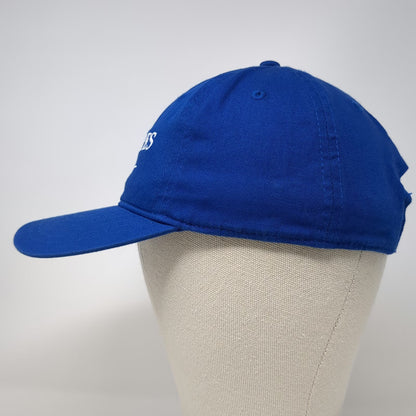Fahrenheit Baseball Cap Blue One Size Embroidered Pinstripes Bowling Hat