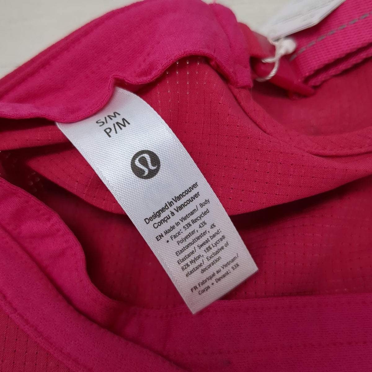 Lululemon Fast Free Run Hat Baseball Cap Pink S/M Reflective WovenAir W/Tags