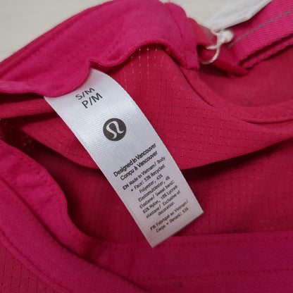 Lululemon Fast Free Run Hat Baseball Cap Pink S/M Reflective WovenAir W/Tags