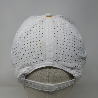 Pickle Strong America Snapback Hat White One Size Adjustable Breathable Mesh