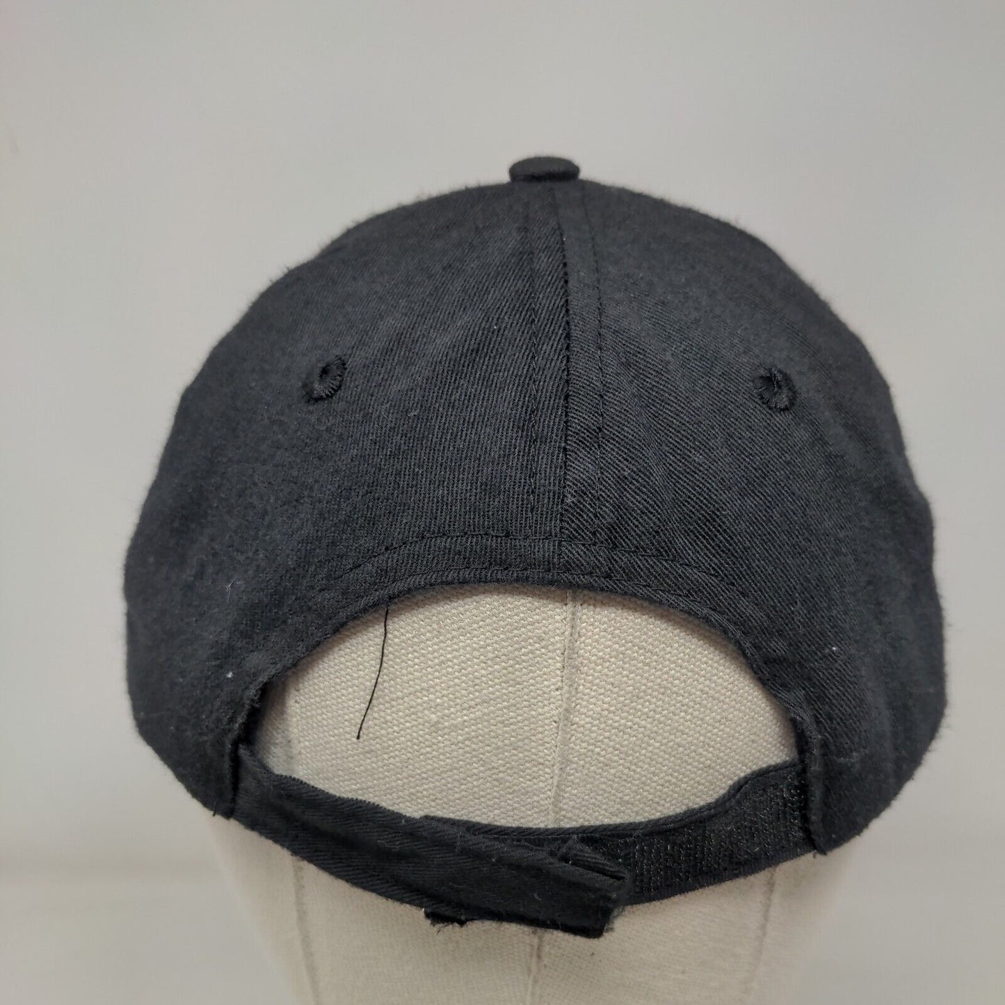 Daisy Strapback Hat Black One Size Adjustable 6 Panel Wonder Nation