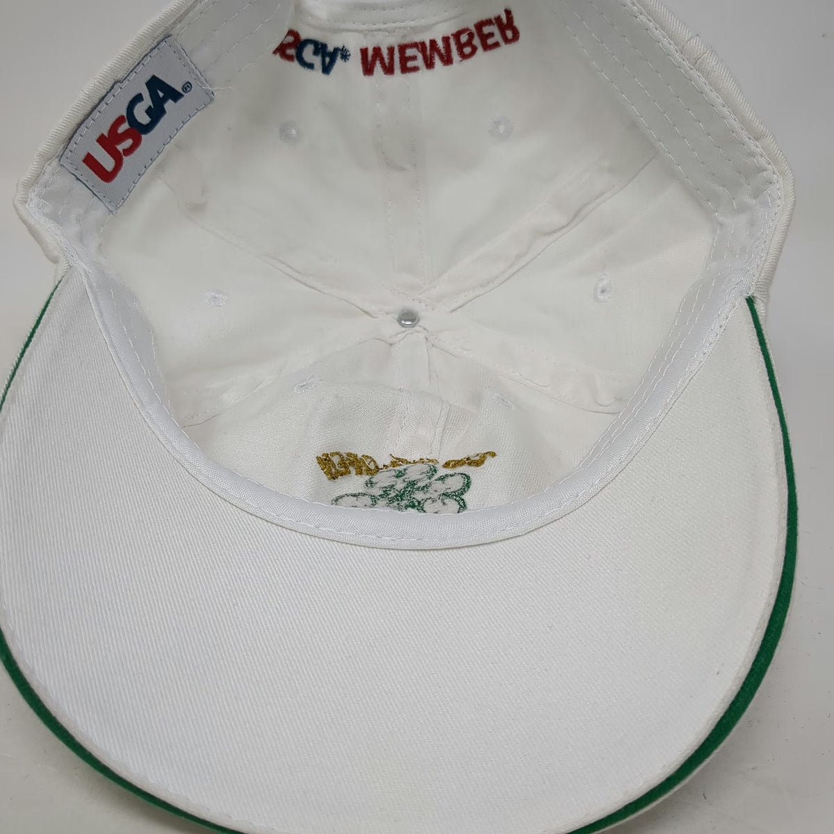 USGA Baseball Cap White One Size 2017 U.S. Open Erin Hills Member Shamrock Hat