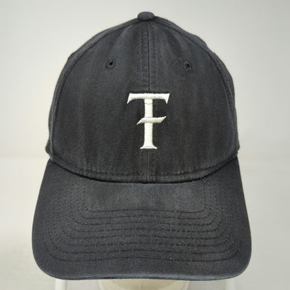 New Era 39THIRTY Baseball Cap Black XL Interlocking TF Logo Stretch Fit Hat