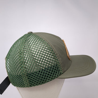 Richardson Strapback Trucker Hat Green One Size Adjustable Patch Outdoor