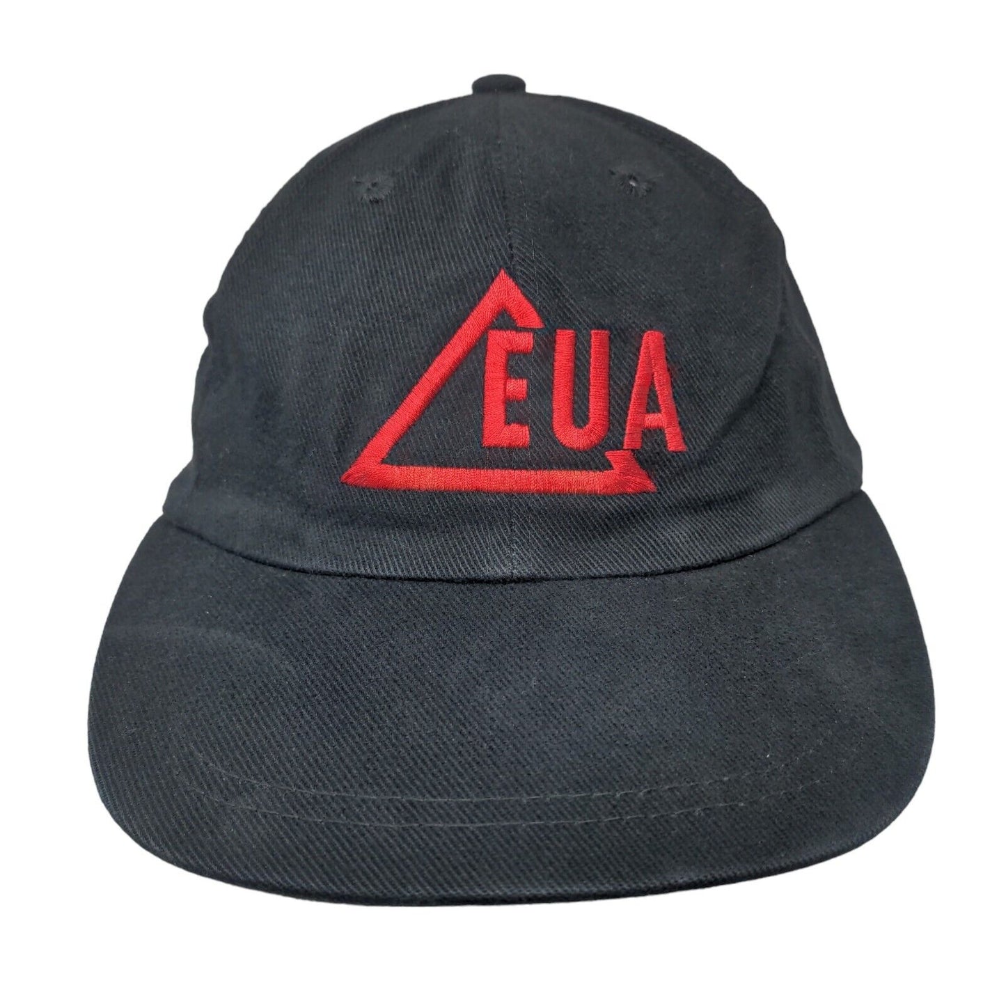 EUA AT&T Slideback Hat Black One Size Adjustable Embroidered Vented Holes