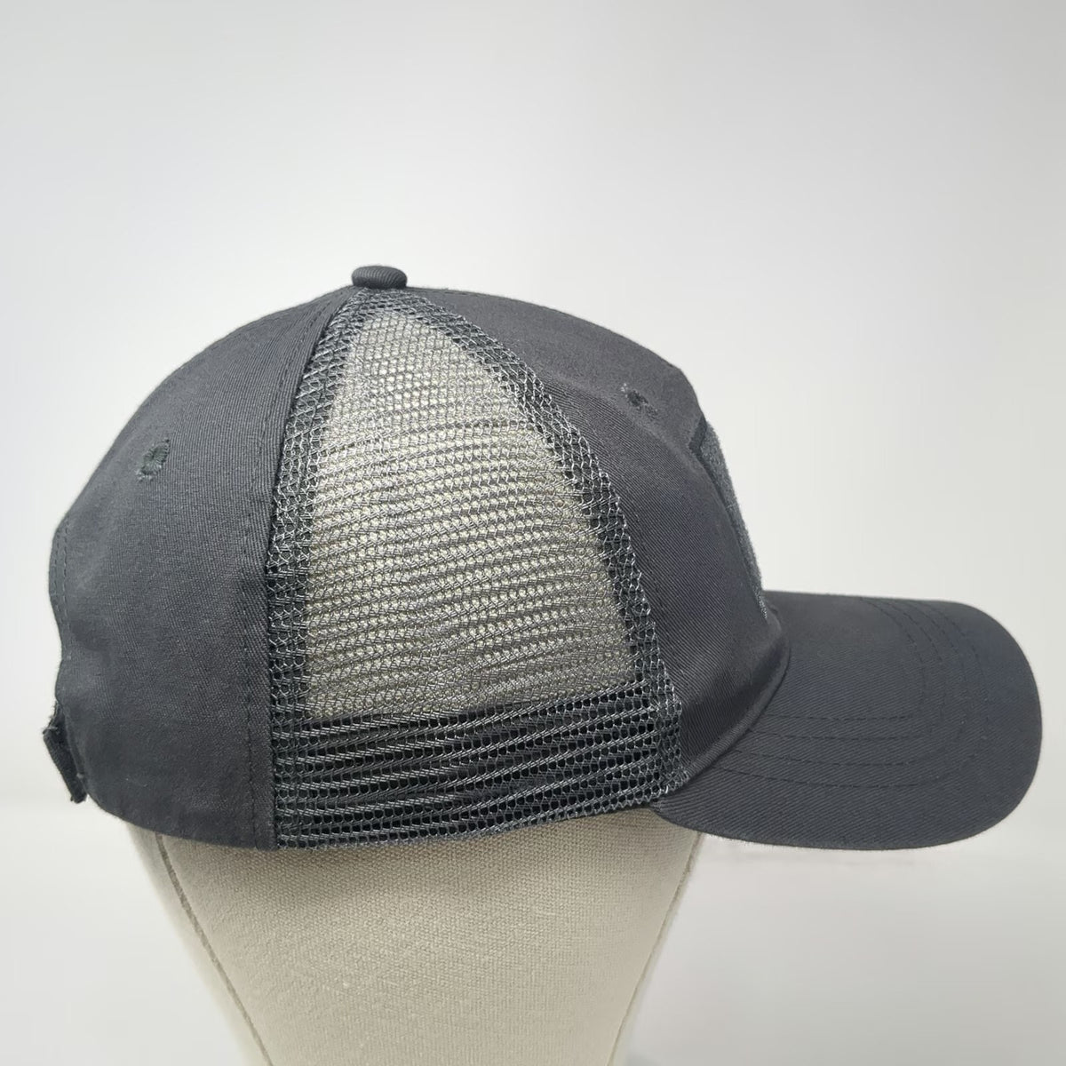 UTG Baseball Cap Gray One Size Mesh Strapback Tactical Patch Logo Hat Gear