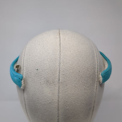 Faded Glory Clip On Visor Hat Blue One Size Solid Outdoor Cotton Blank