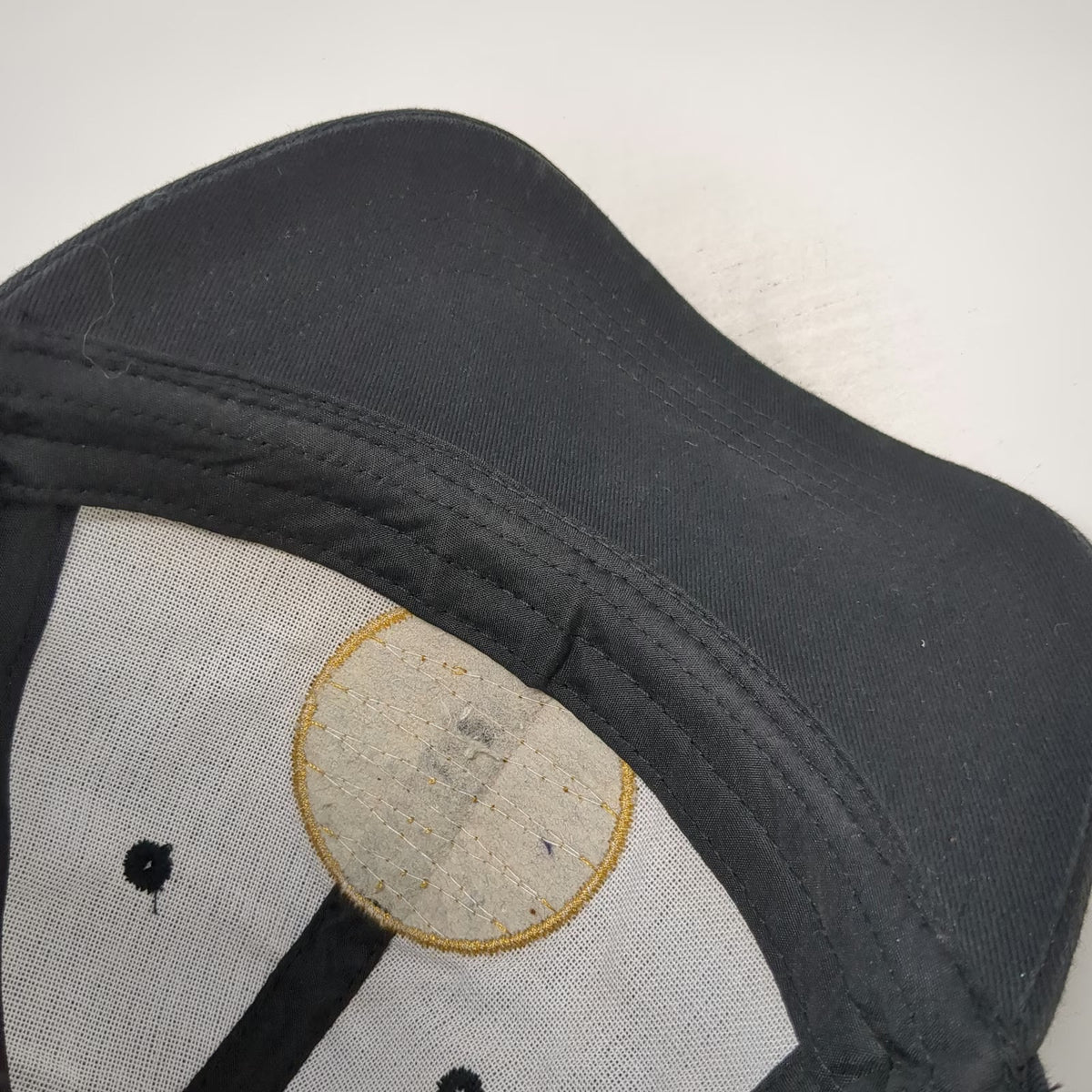 Primo Taglio Deli Black Baseball Cap One Size Cotton Patch Logo Slideback Hat