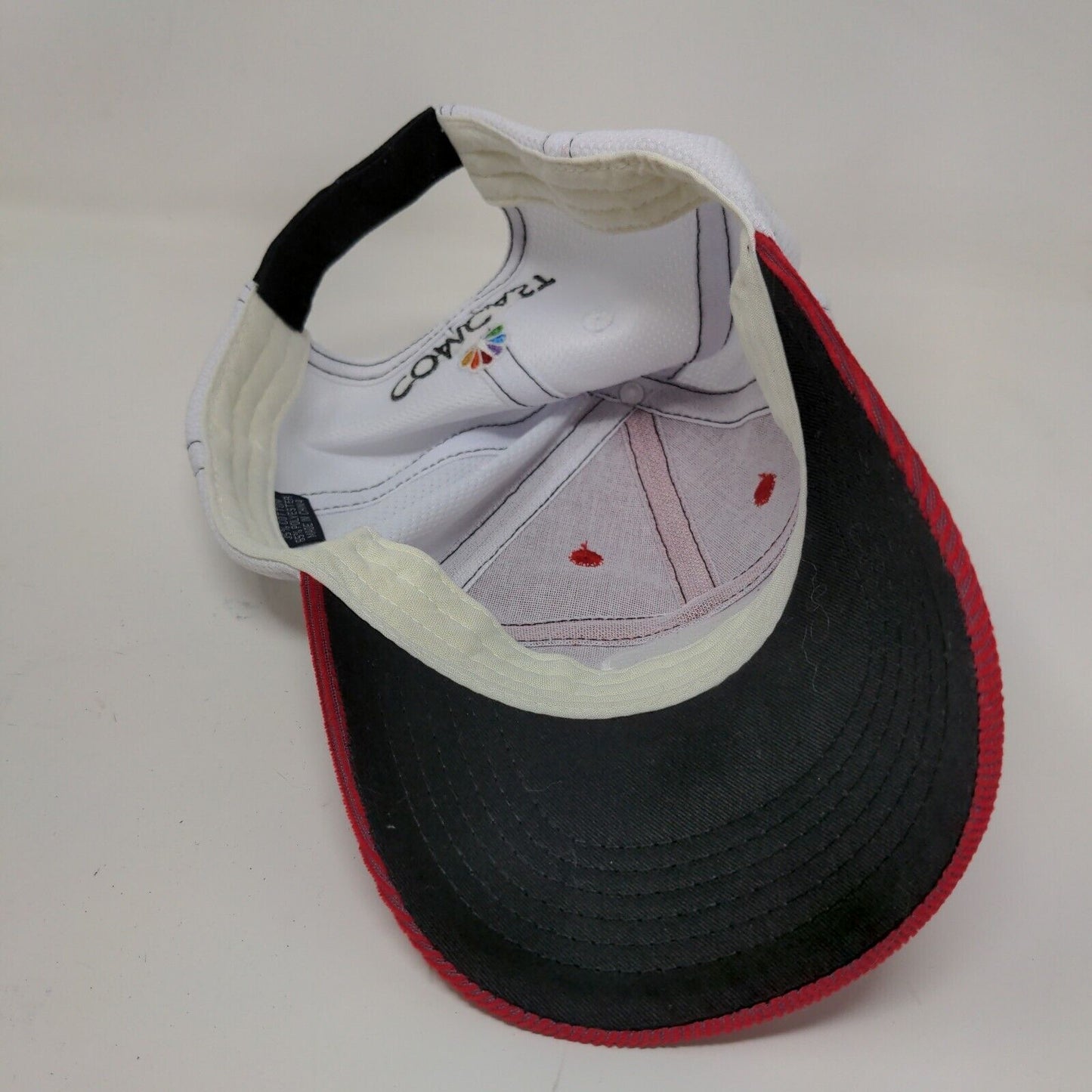 NASCAR Xfinity Comcast Series Men's Strapback Hat Red White NBC Logo