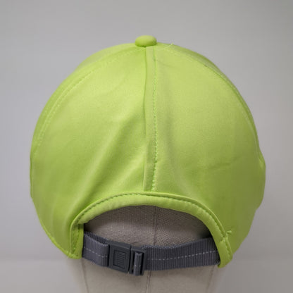 Unbranded Strapback Hat Green One Size Adjustable Solid Blank Outdoor