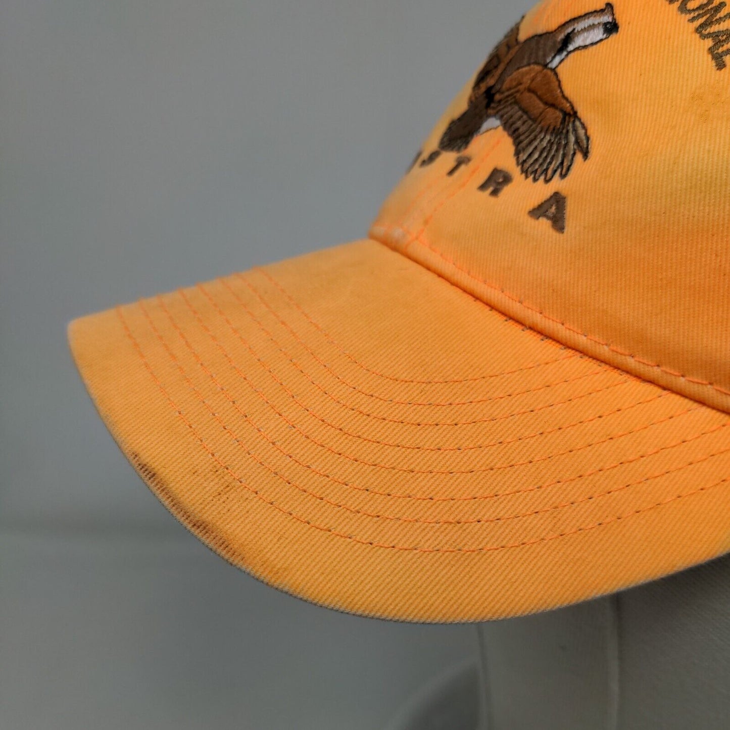 2007 Florida Regional NSTRA Snapback Trucker Hat Orange OSFM Mesh Back Otto