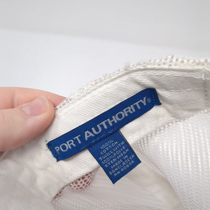 RJS Invitational Snapback Trucker Hat Blue OS Adjustable Mesh Port Authority