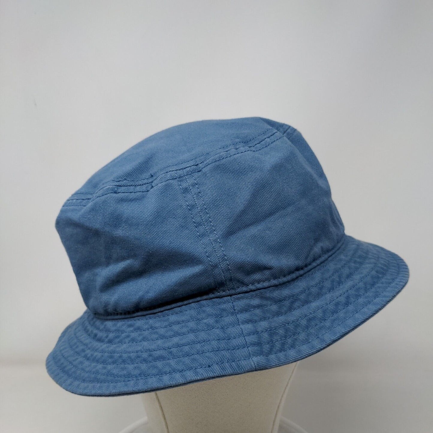 Adidas Aeroready Bucket Hat Blue One Size Embroidered Solid Lined