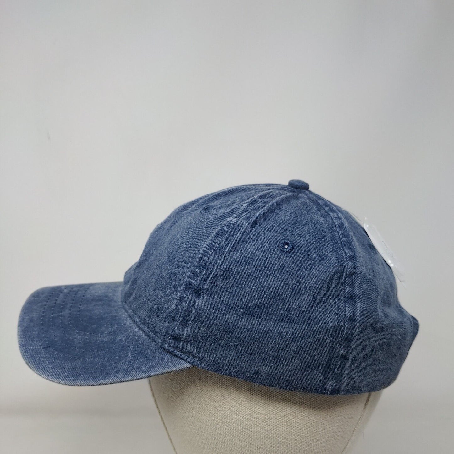 Time And Tru Strapback Hat Blue OSFM Adjustable Solid 6 Panel W/Tags